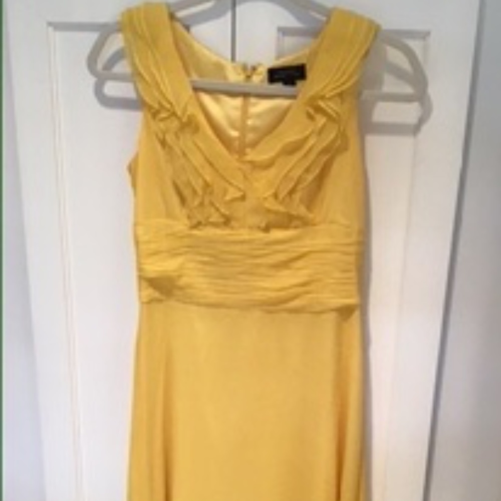 Sunshine Yellow Tahari Dress